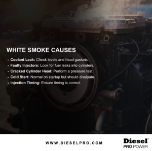 White Smoke Causes In Marine Diesel Engines